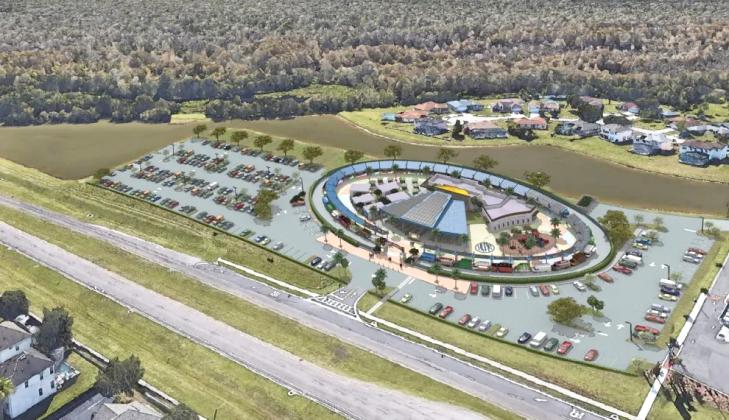 Much like a similar concept park in Houston, Street Feast will have a beer garden, live entertainment, an arcade, playground, band shell, private cabanas to rent and splash park.PNM ARCHITECTURE