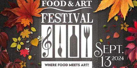 Don't get spooked by Friday the 13th! Come check out food and art in downtown on Friday!