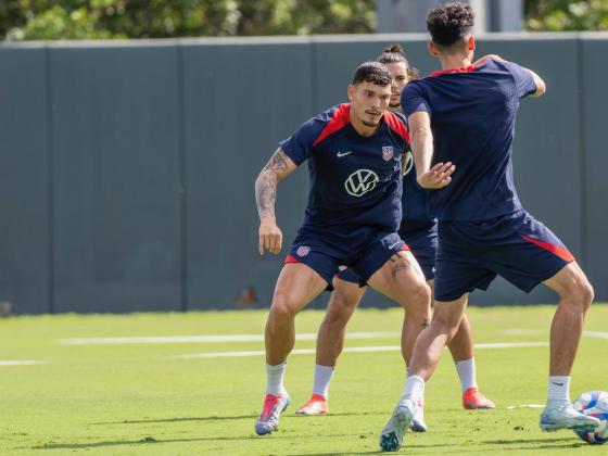 Brandon Vazquez the Monterrey star is called up for his 9th game and fighting to earn a starting spot. PHOTO/MARIO CASAMALHUAPA