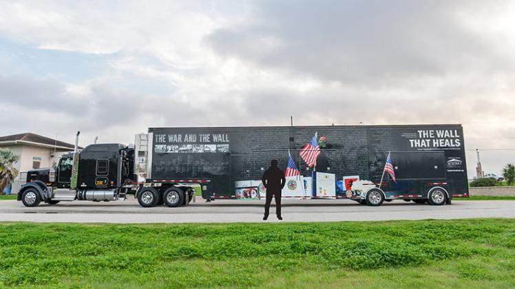 The Wall That Heals will be set up at the Kissimmee Gateway Airport in March. PHOTO/VIETNAM VETERANS MEMORIAL FUND