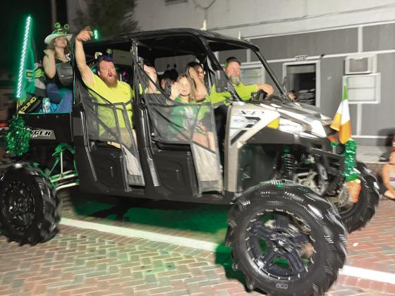 St. Cloud's "Paint the Cloud Green" St. Patrick's Day light celebration returns on Saturday starting at 7:30 p.m. through downtown. FILE PHOTO
