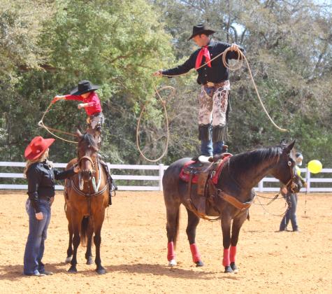 The McCormick Research Institute honored veterans and special needs riders at a “Round Up” rodeo event Saturday under perfect skies. PHOTOS/TERRY LLOYD