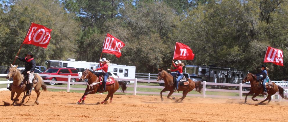 The McCormick Research Institute honored veterans and special needs riders at a “Round Up” rodeo event Saturday under perfect skies. PHOTOS/TERRY LLOYD