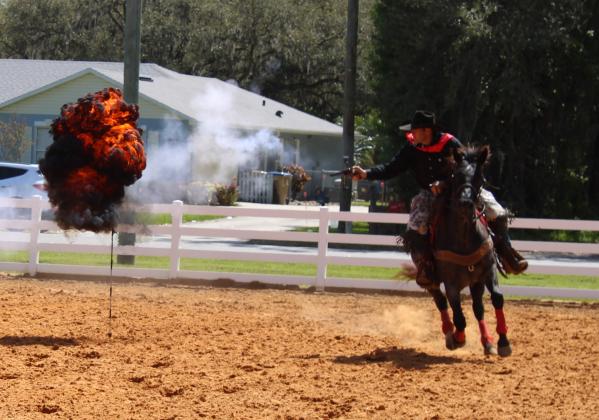 The McCormick Research Institute honored veterans and special needs riders at a “Round Up” rodeo event Saturday under perfect skies. PHOTOS/TERRY LLOYD
