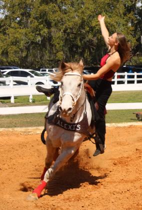 The McCormick Research Institute honored veterans and special needs riders at a “Round Up” rodeo event Saturday under perfect skies. PHOTOS/TERRY LLOYD