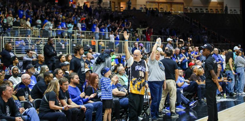 A crowd of 3,421 fans turned out Monday in the Osceola Magic's season finale Monday at the Silver Spurs Arena. PHOTO/TAYLOR MCFEE