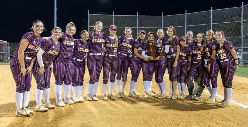The St. Cloud Bulldogs grinded out a 3-2 District 7A-6 championship win Wednesday over rival Harmony. (Photo/Taylor McFee)