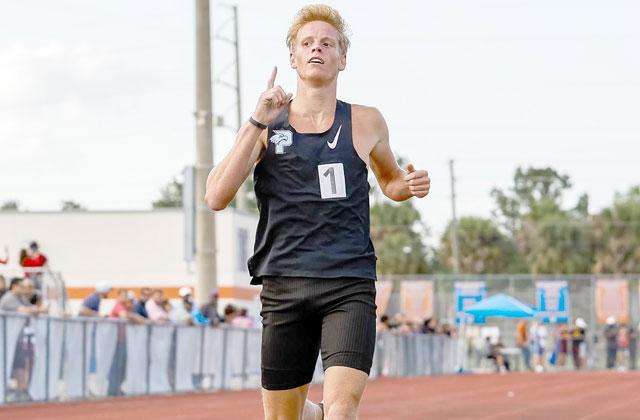 Poinciana distance runner Levi Lee was Number 1 county-wide in the 800 and 3,200 meters, and statewide in the 1,600. (File Photo)