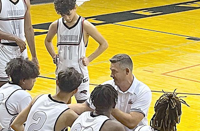 Gateway basketball coach Travis James is stepping down after 10 years on the Panthers' sideline. (Photo/Jillian James)
