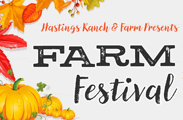 Hastings Ranch and Farm will be hosting a farm festival for four weekends this year beginning Saturday, Oct. 11.