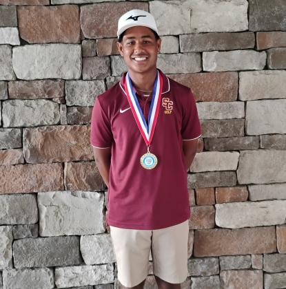 In just his first year of high school golf, St. Cloud freshman Ayden Febres is already decorated with district and regional tournament medalist wins. (Photo/J. Daniel Pearson)