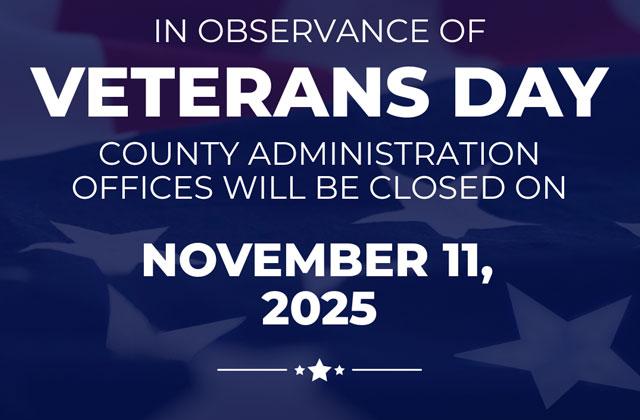 Government offices in the cities of Kissimmee and St. Cloud and Osceola County, including libraries and the Osceola County Courthouse  will be closed on Tuesday, Nov. 11.