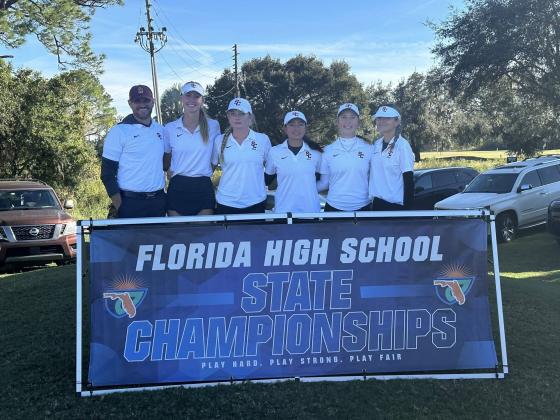 The St. Cloud girls team claimed another top-10 team finish at the Class 3A state tournament Wednesday at Mission Resort. (Photo/Katie Stailing Adams)