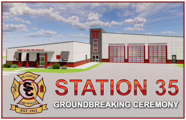 St. Cloud Fire Rescue Station 35, to be built on Neptune Road, will serve growing areas like Tohoqua, Kings Crest and new communities along Cross Prairie and Kissimmee Park Roads west of the Turnpike. (Photo/St. Cloud Fire Rescue)