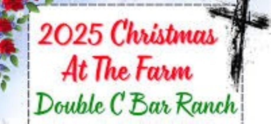 Enjoy a 23-foot movie screen playing “The Santa Clause” at dusk Dec. 13 at the Double C Bar Ranch.
