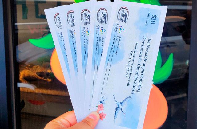 Cloud Cash is back! Shop local and save big in downtown St. Cloud beginning, Mon when Cloud Cash on June 1 when it will be available for online purchase 