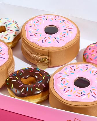The appeal of the donut has even inspired this Stoney Clover Lane pouch. (Photo/Dunkin')