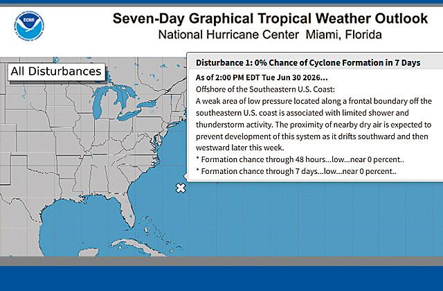 The National Hurricane Center has debuted a mobile-friendly front page to its website, hurricanes.gov/mobile, in 2026. (Photo/NHC)