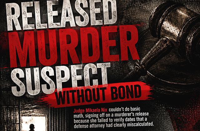 NixingJustice.com links to 2021 reporting by WFTV 9 that says Circuit Court Judge Mikaela Nix released a murder suspect from Osceola County jail without bond because she didn't verify the number of days his attorney claimed he'd been in jail without charges being filed when he asked for his client to be released. (Graphic via VoxPopuli)