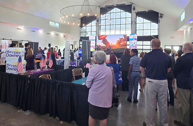 Hundreds turned out to hear from this year’s candidates and vote in the straw poll at Politics in the Barn in St. Cloud July 15. (Photos/Ken Jackson)