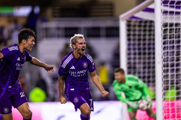 Antoine Griezmann folks. Just ... Griezmann. Photo by Mark Thor Staff Photographer for OCSC