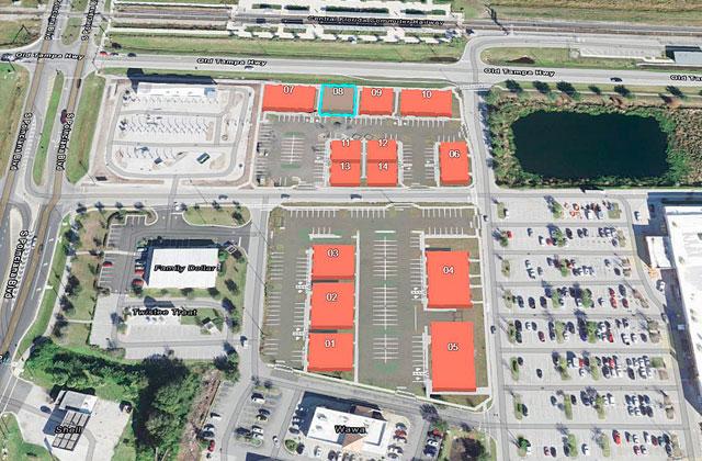 Poinciana Exchange will feature 13 individual buildings for sale with multiple access points within walking distance of the Poinciana SunRail station. (Rendering/JW2 Development)
