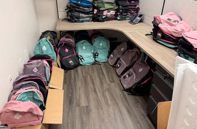 To celebrate the grand opening of the Osceola Clerk of Courts Poinciana satellite office Saturday, children who visit will receive a free backpack filled with quality school supplies Saturday. (Photo/Osceola County Clerk of Courts Office)