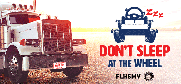 Observed by the Florida Department of Transportation (FDOT) this week, Sept. 1-7, Drowsy Driving Prevention Week raises awareness of the importance of being well-rested and alert before getting behind the wheel.