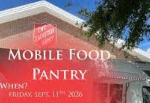 The Salvation Army Mobile Food Pantry will be in Poinciana on Friday, Sept. 11.