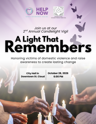 'A Light That Remembers' Domestic Violence Awareness Vigil Walk in St. Cloud -- Oct. 28
