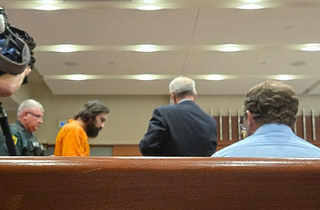 Ahmad Bojeh, the man police say shot three vacationing men to death in January, and who doctors say has a mental condition treated by medication, appeared in Osceola court Thursday for his competency hearing. (Photo/Ken Jackson)