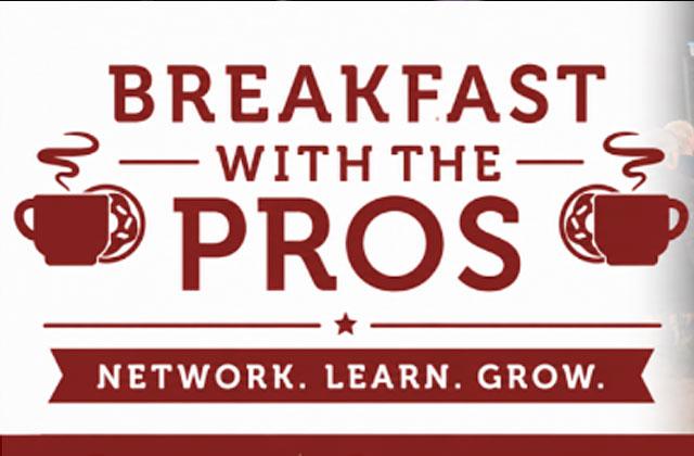 Breakfast with the Pros returns on Tuesday, Sept. 8 at 8 a.m. at VFW Hall Post 3227.