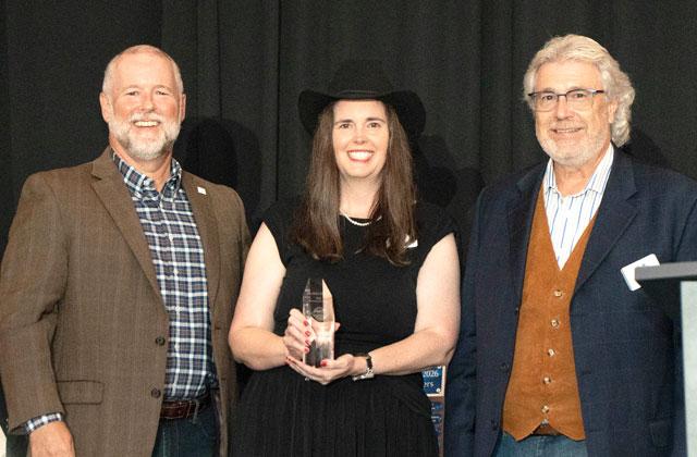Chamber Director of Operations Heather Kitner was presented with the President's Award Saturday. (Photo/Creative1 Photos)