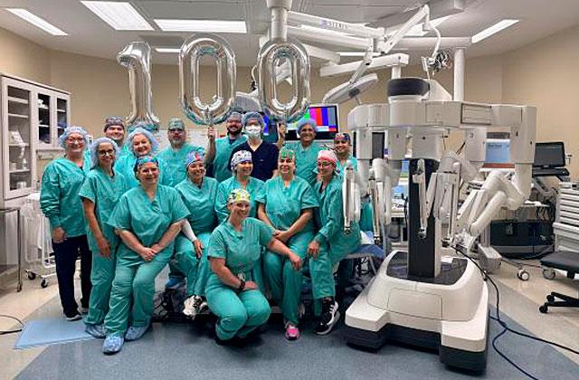 Orlando Health St. Cloud Hospital is celebrating its 100th robotic surgery, saying the milestone  "Reflects its commitment to increasing access to innovative, high-quality care for patients in our community. " (Photo/St. Cloud Hospital)