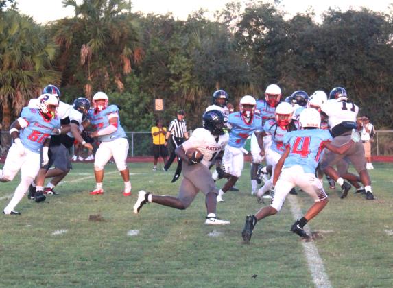 Gateway running back Nydrell Thigpen ran for 200 yards and a touchdown for the second straight week in a 17-7 win over Poinciana Friday. (Photo/Ken Jackson)