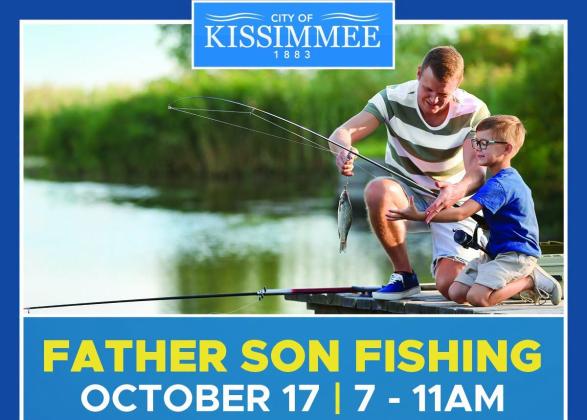 Fathers and father figures are invited to bring their sons out for a morning of fishing, teamwork, and quality time at Big Toho Marina on Oct. 17.