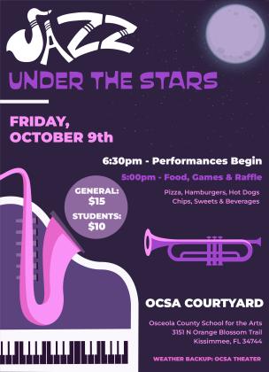 Osceola Schools for the Arts 'Jazz Under the Stars' — Oct. 9