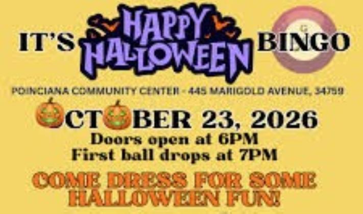Halloween Bingo with APV is one of two Bingo events going on that day.