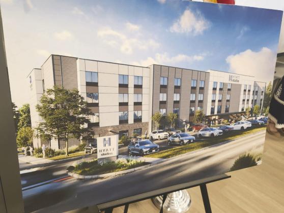 Kissimmee Place Development Group principals joined city leaders and legislators on the Hyatt Studios hotel project across Martin Luther King Boulevard from the Kissimmee Gateway Airport. (Photo/ Ken Jackson)