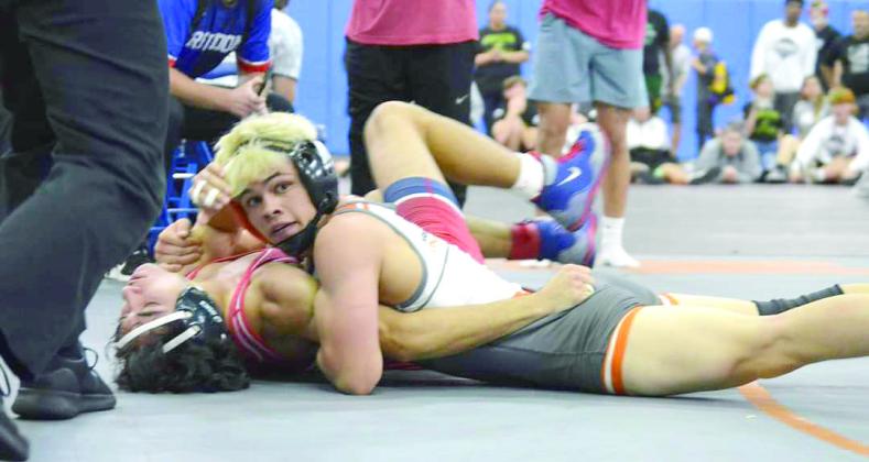 Harmony’s Shawn McCallister is one of the state’s top wrestlers and was pre-season ranked No. 1 in the 150-pound class. PHOTO/HARMONY HIGH SCHOOL