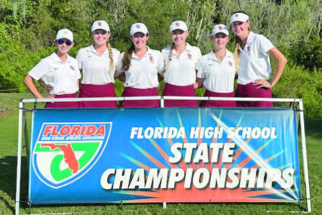 The St. Cloud Girls’ golf team made history last weekend with a fourth-place finish at the FHSAA Class 3A state tournament, the highest finish ever by county team. PHOTO/RYAN ADAMS