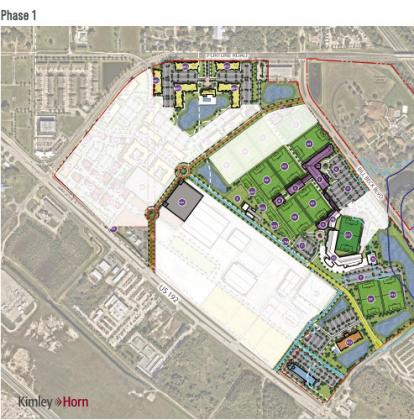 The full scope of Project Next would include residential development, expanded soccer fields and Orlando City administrative offices, parking garages, hotels and other retail. PHOTOS/K&amp;K SPORTS VIA OSCEOLA COUNTY