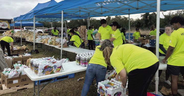 The hard work and effort put forth by Farm Share, AESG and the City of Kissimmee is feeding a thousand in the time of giving and need. PHOTO/CHRIS MILLER