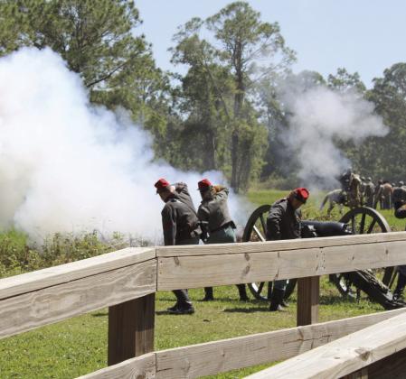 The Battle of Narcoossee Mill re-enactment celebrates its 30th anniversary this weekend at Chisholm Park. FILE PHOTO
