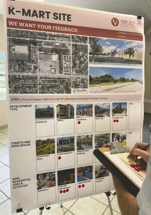 The public is being asked for input on areas of investment, such as housing, hotels or commercial establishments, input as to appearance issues in the Vine Street Redevelopment area through the city of Kissimmee. PHOTO/DAVID CHIVERS