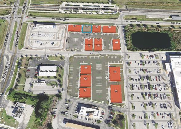 Poinciana Exchange will feature 13 individual buildings for sale with multiple access points within walking distance of the Poinciana SunRail station. (Rendering/JW2 Development)