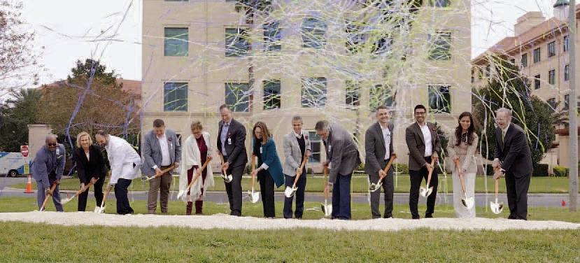 On the 30th anniversary of the start of AdventHealth Celebration, the hospital broke ground on a new eight-story patient tower slated to open in 2027. PHOTO/ADVENTHEALTH