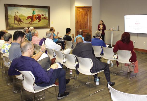 Osceola County Historical Society Executive Director Kimberly Murray Recaps 2022 for Board and Society Members. PHOTO/TERRY LLOYD