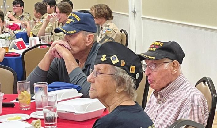 Invited veterans were honored at a Veterans Day dinner and presentation in St. Cloud Friday. PHOTO/ST. CLOUD MAIN STREET