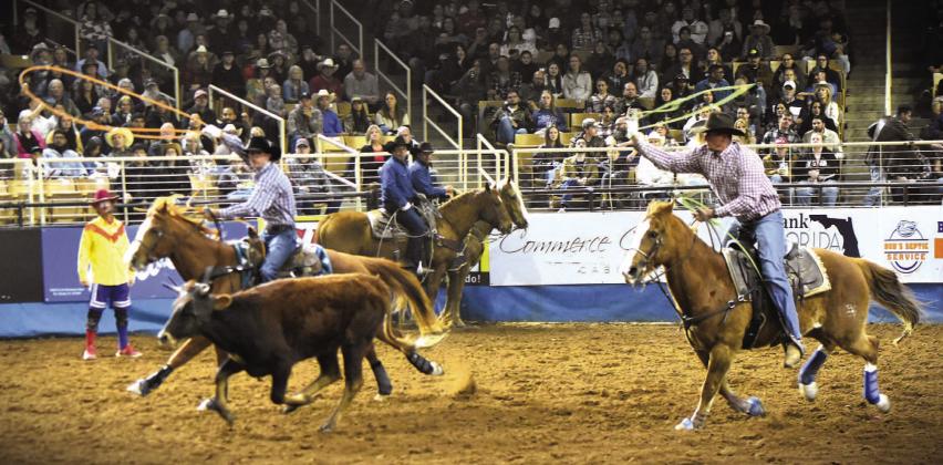 Athletes—of the human and beast kind—were on display last weekend at the 154th Silver Spurs Rodeo. PHOTO/TAYLOR MCFEE